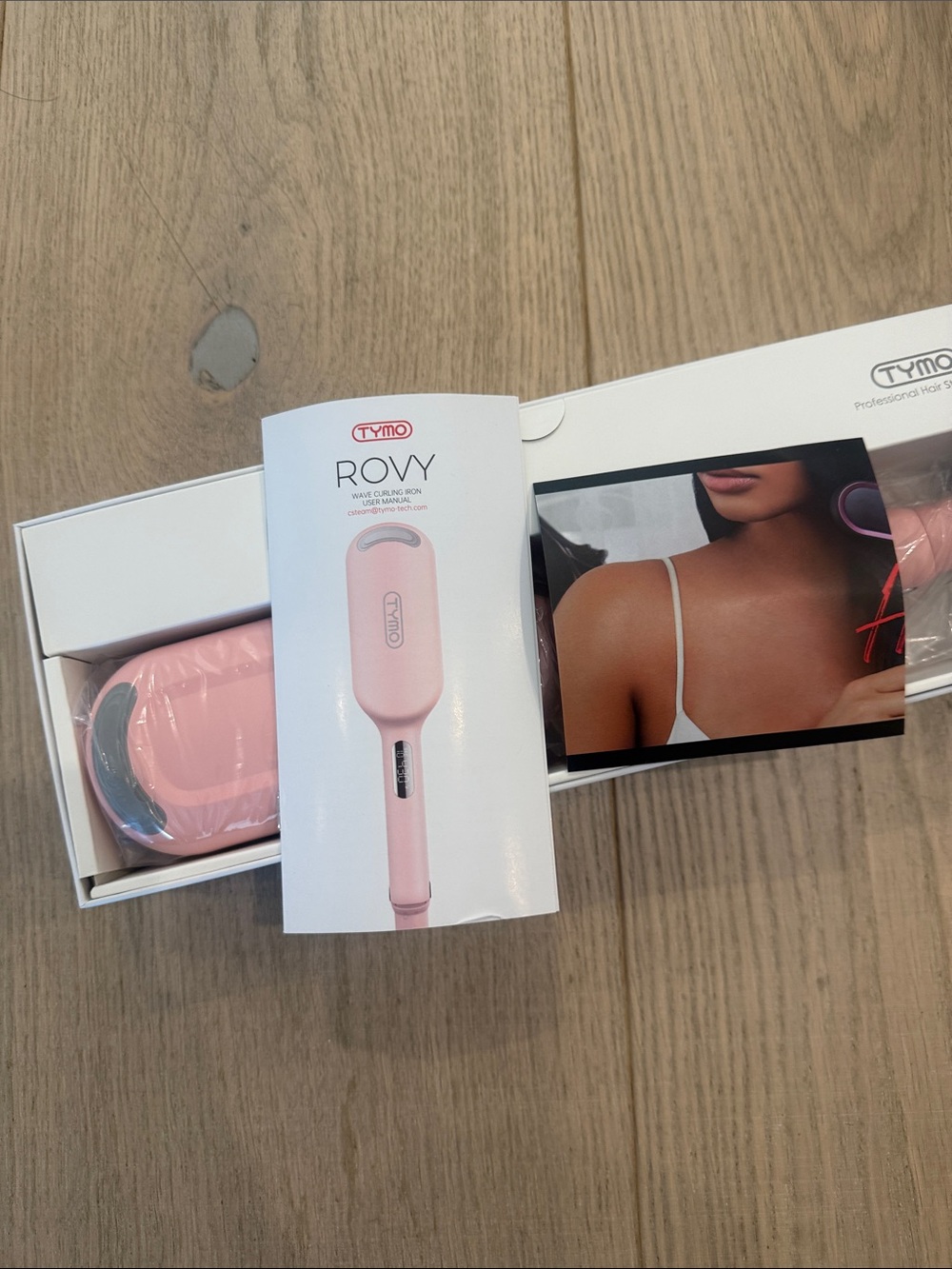 Pink Rovy Wave Curling Iron - Picture 4 of 4